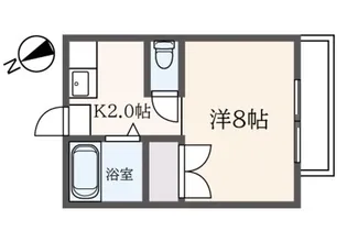 エディースハウス【2階】の間取り