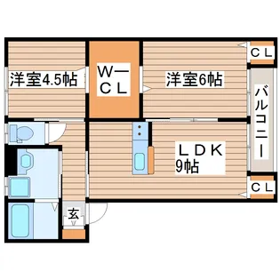 BAUイースト【2階】の間取り
