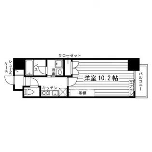 グリフィンドール立町【2階】の間取り