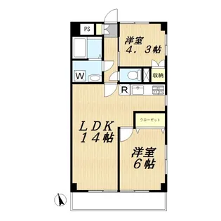 グレートヒルズ【1階】の間取り