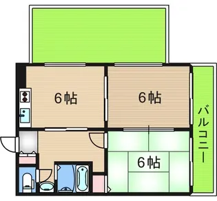 エフアール丸山通【4階】の間取り