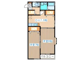ドゥ・アネッサIII【1階】の間取り