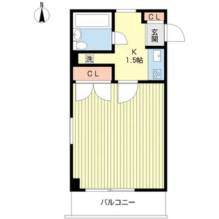 フォルマ五本木【1階】の間取り