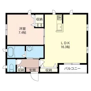 アドコート元町【2階】の間取り