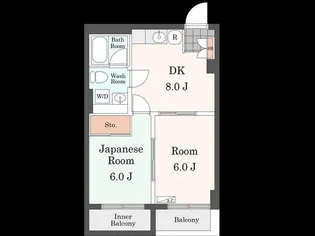 ノアール【4階】の間取り