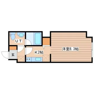 ラフィナート琴似【5階】の間取り