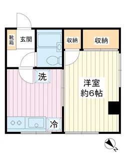 フェリーゼ舞浜【1階】の間取り