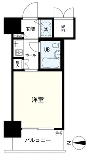 ライオンズマンション新川崎第2【6階】の間取り
