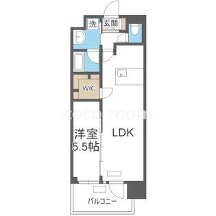 プレサンス心斎橋ニスト【4階】の間取り