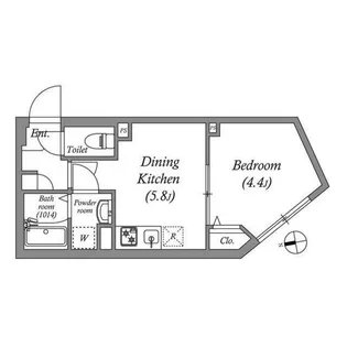 SOLASIA residence荻窪II【1階】の間取り
