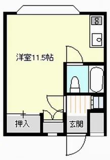 リージェント黒磯【2階】の間取り
