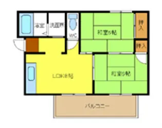 サニー柏村【2階】の間取り