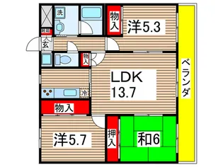 第5森下ビル【2階】の間取り