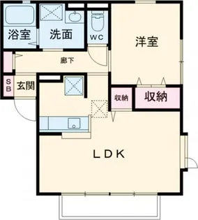 ローゼンブルク【2階】の間取り