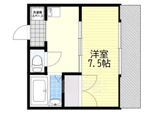 ミヤコ津雲台マンションD-18等【2階】の間取り