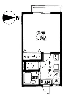 ラカーサ本厚木【2階】の間取り