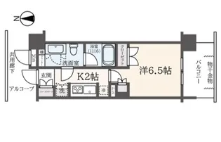 マイネシュロッス四谷【6階】の間取り