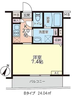 フォルトゥナ元町【3階】の間取り