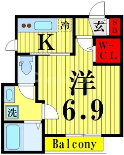 ソレイユ曳舟【3階】の間取り