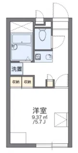 レオパレスドリーム和光【2階】の間取り