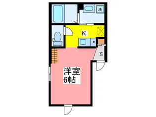 Almo王子神谷【1階】の間取り