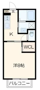 プチメゾンラフォーレ【1階】の間取り