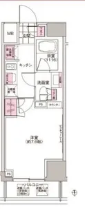 プレジリア東日本橋【3階】の間取り
