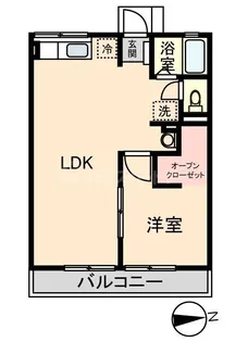 シティハイム ジュアン【1階】の間取り