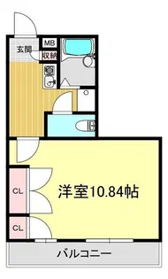 Belle Vue【1階】の間取り