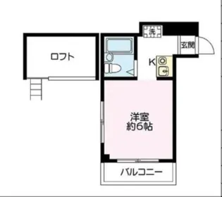 コスモ宿河原【1階】の間取り