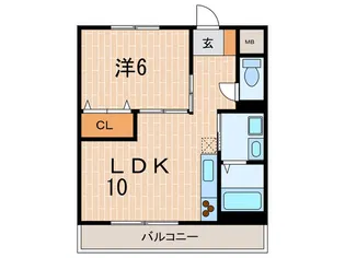 マンション神楽IIの間取り