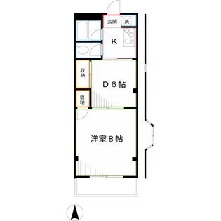 ブライト・ルシヨン【3階】の間取り