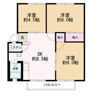 コルティオ1【2階】の間取り