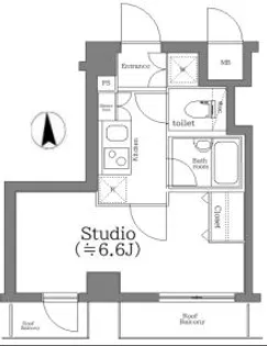 アルテリア浜松町【8階】の間取り