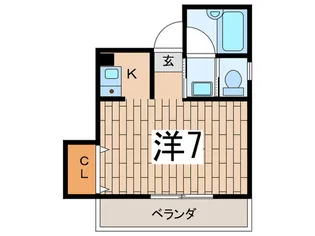 ラヴィ中町【2階】の間取り