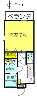 エピナール【2階】の間取り