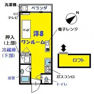 ドマーニ大手町【2階】の間取り
