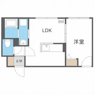 RESTATE札幌西【2階】の間取り