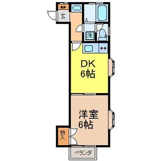 サンシャイン・ハイツ【1階】の間取り