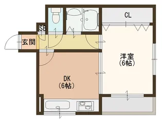 大阪府大阪市住之江区御崎1【マンション】の間取り