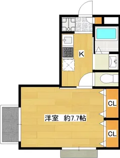 ホワイトビュー下北沢【2階】の間取り