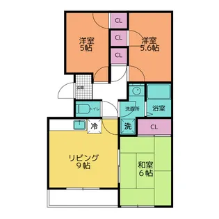 ガーデンヒル千葉寺【1階】の間取り