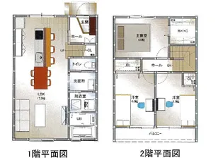 カシリア中曽【1階】の間取り