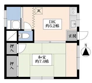 水井荘【1階】の間取り