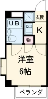 パールマンション立川【2階】の間取り
