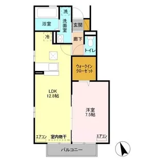 アリビオ【1階】の間取り