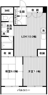コートリジェール【4階】の間取り