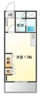 グランセ田宮【2階】の間取り