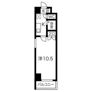 愛知県名古屋市中村区畑江通7【マンション】の間取り