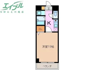 SHINONOMEハイツ【3階】の間取り